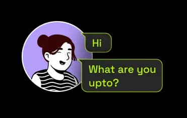 Female chatting