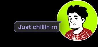 Male chatting